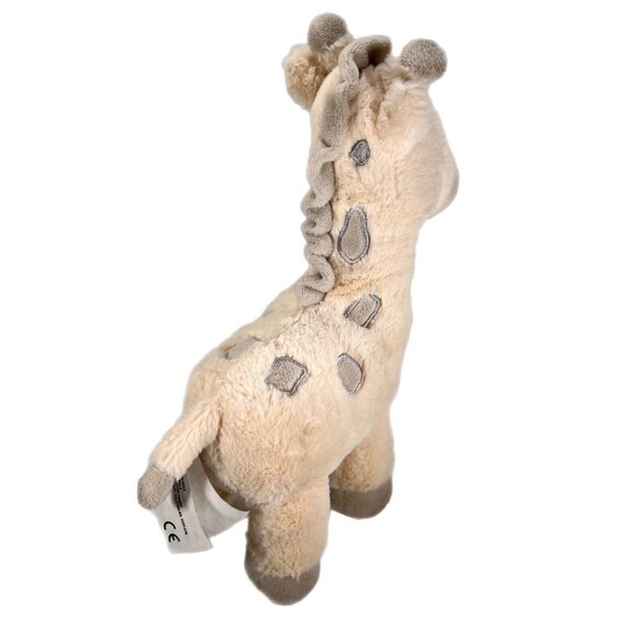 Kelly Toy Giraffe Rattle Lovey Plush Stuffed Animal Cream White Gray Super Soft - Picture 2 of 7